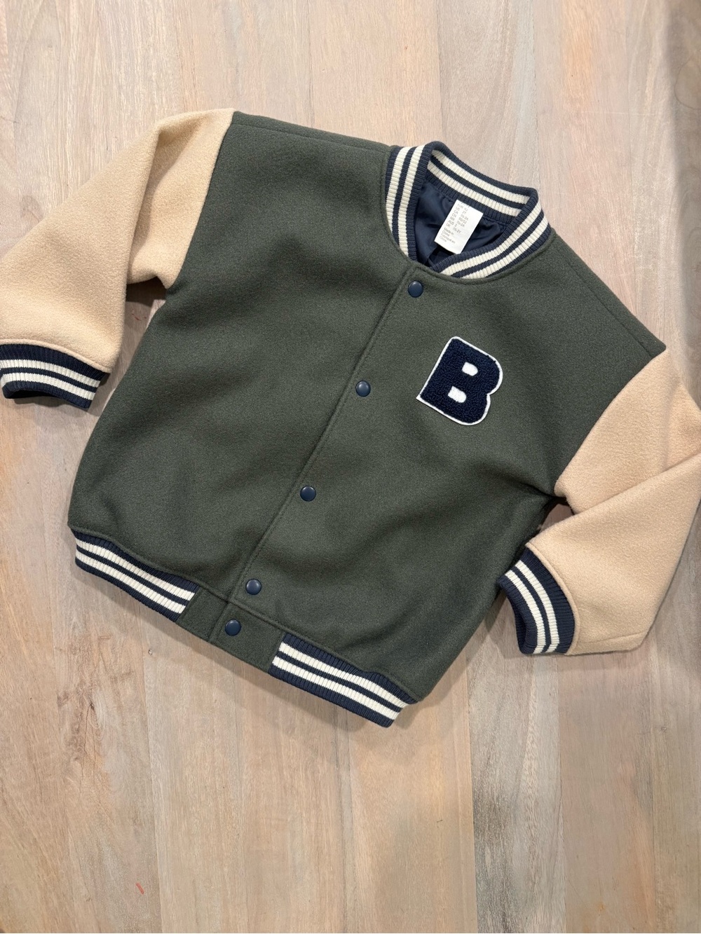 H&M - 2T Felt Letterman Jacket